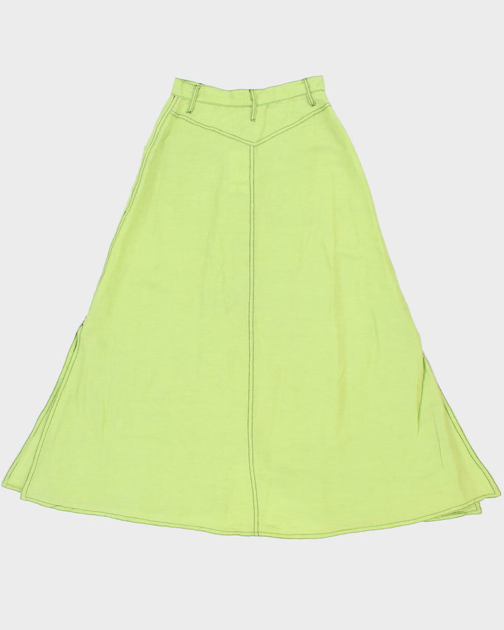 Maryam Nassir Zadeh Green Button-Up Skirt - XS