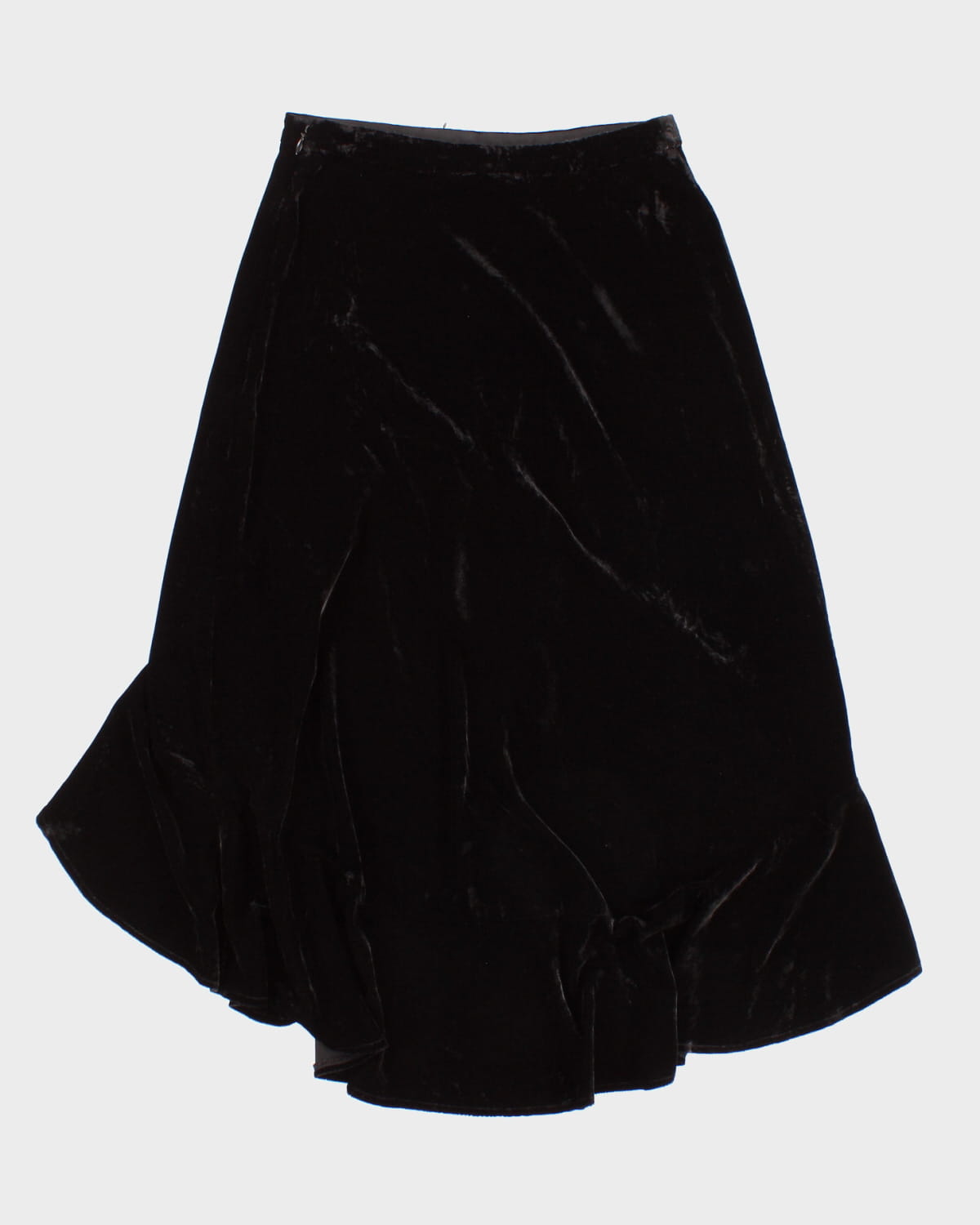 For Love & Lemons Velvet Waterfall Skirt - S