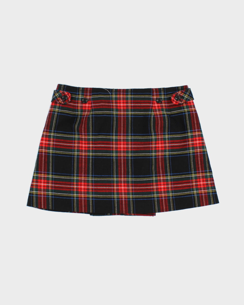 Vintage Gap Mini Plaid Mini Skirt - XS