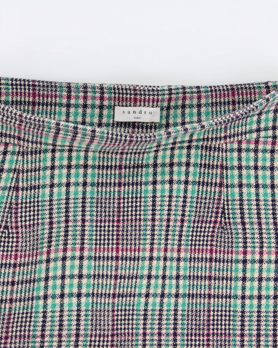 Sandro Tweed Mini Skirt - M