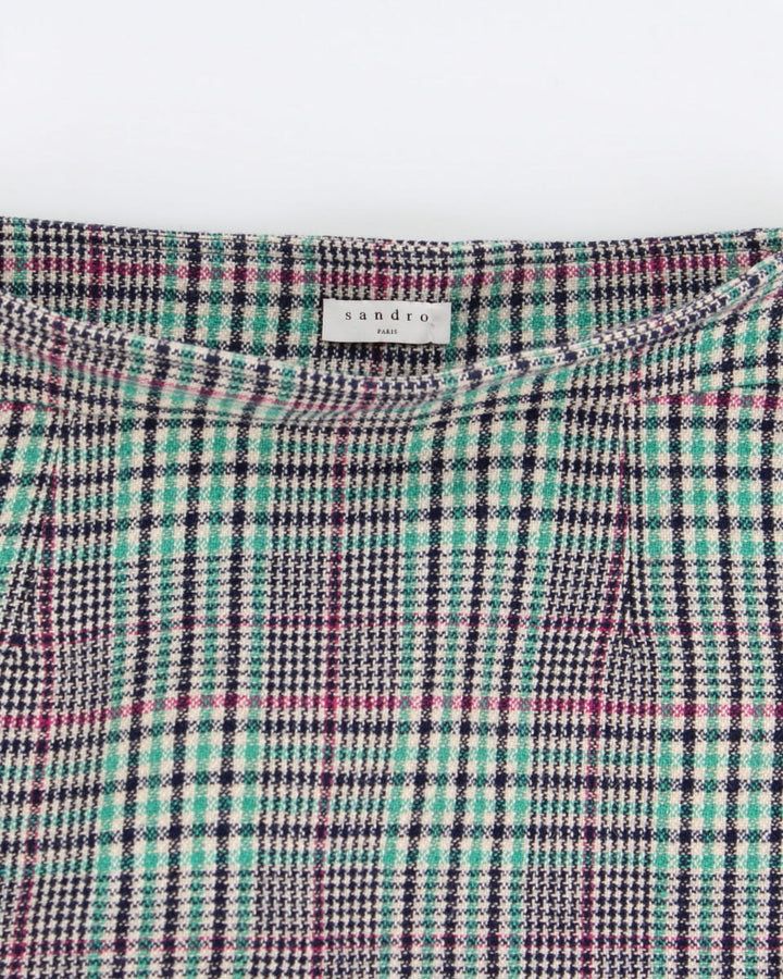 Sandro Tweed Mini Skirt - M