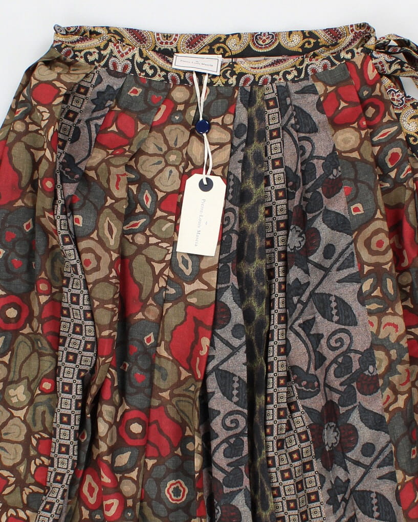 Pierre - Louis Mascia Patterned Midi Skirt - W28