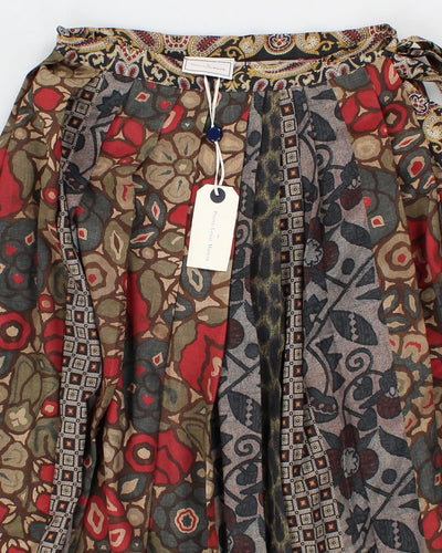 Pierre - Louis Mascia Patterned Midi Skirt - W28