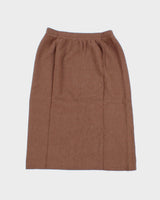 Vintage 70's Benetton Deadstock Pure Wool Knit Skirt - W:30