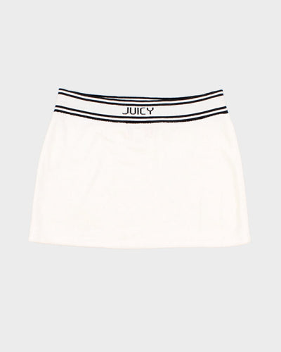 White Juicy Couture Towelling Skirt - S