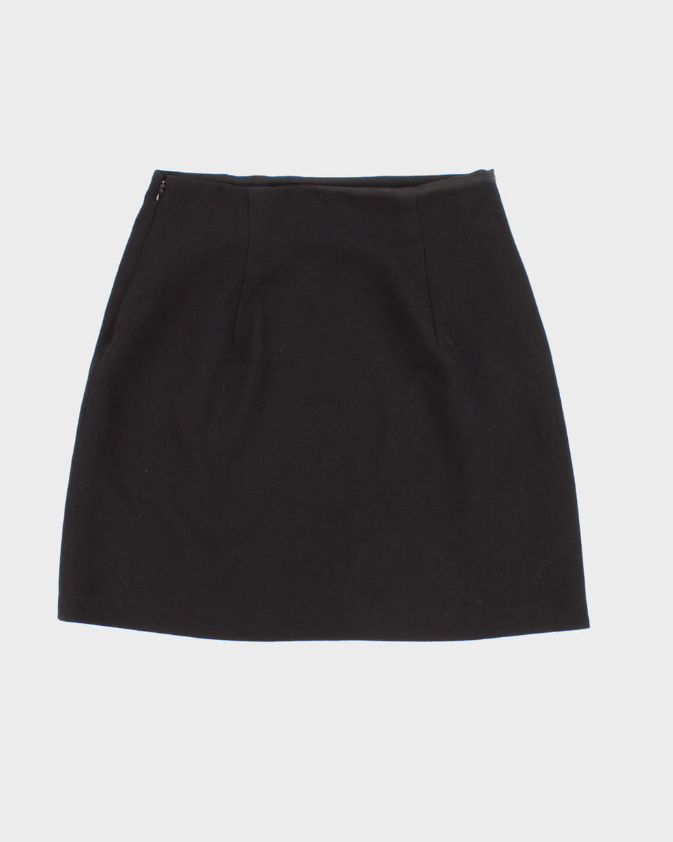 Club Monaco Scalloped Little Black Skirt - M