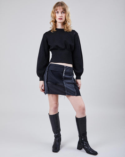 Rokit Originals Lindsay Reworked Tailoring Skirt - XS