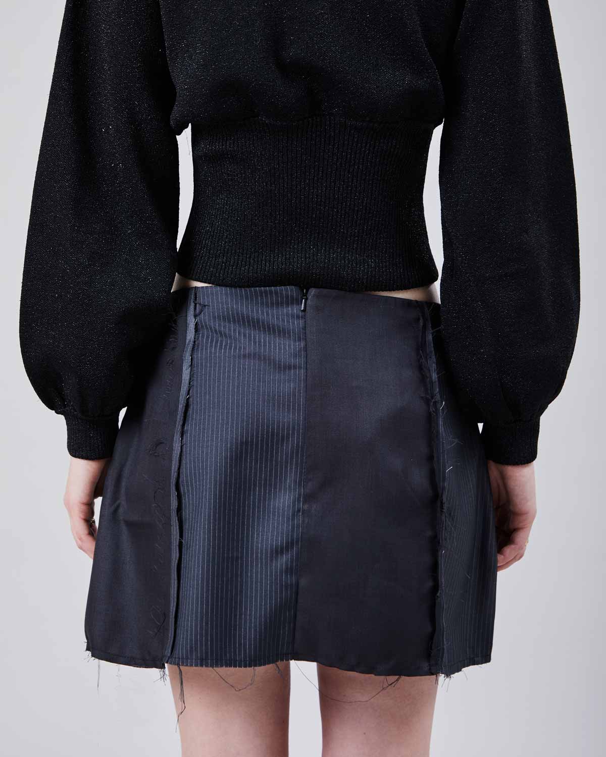 Rokit Originals Lindsay Reworked Tailoring Skirt - XS