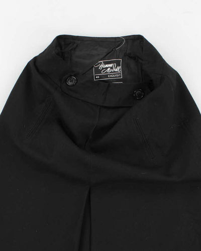 Vintage 1980s Black A-Line Skirt - S