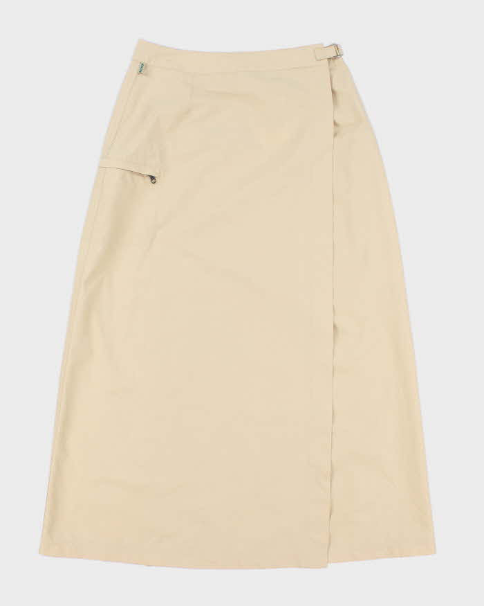 Aigle Beige Wrap Skirt - M