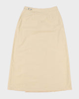 Aigle Beige Wrap Skirt - M