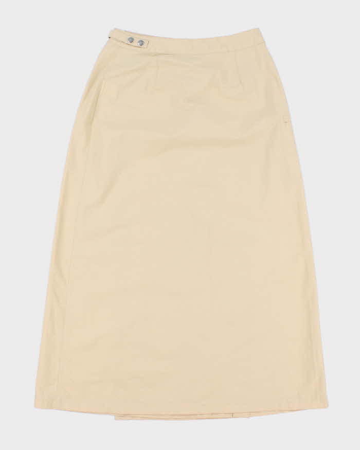 Aigle Beige Wrap Skirt - M