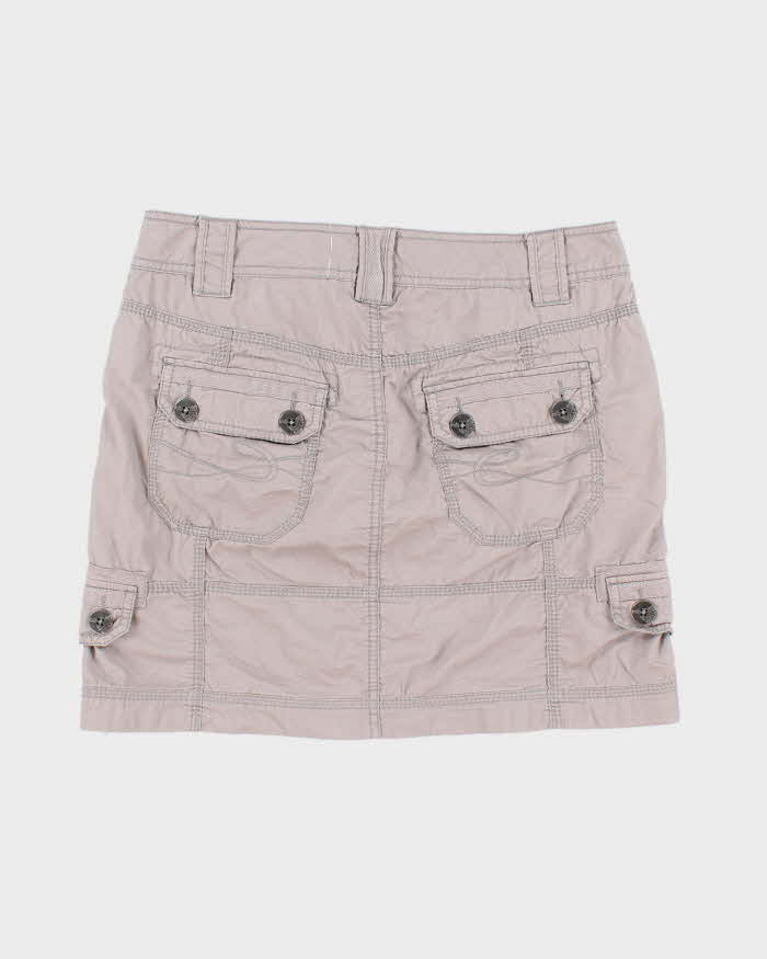 Y2K 00s EDC by Espirit Grey Cargo Miniskirt - M