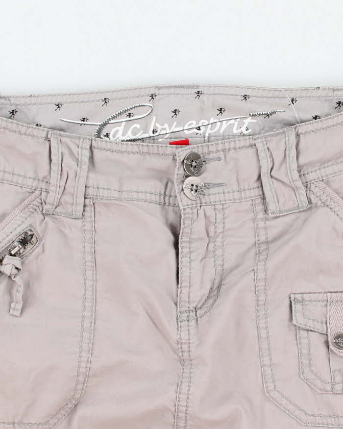 Y2K 00s EDC by Espirit Grey Cargo Miniskirt - M