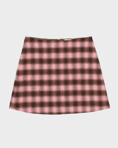 Wilfred Wool Blend Check Skirt - S