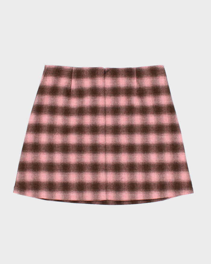 Wilfred Wool Blend Check Skirt - S