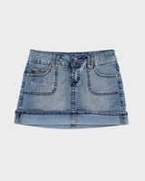 Women's Vintage 00s Denim Mini Skirt - S