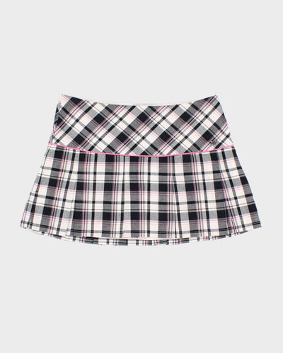 Y2K 00s DKNY Plaid Miniskirt - S