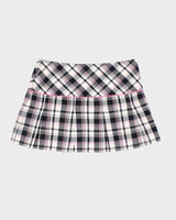 Y2K 00s DKNY Plaid Miniskirt - S