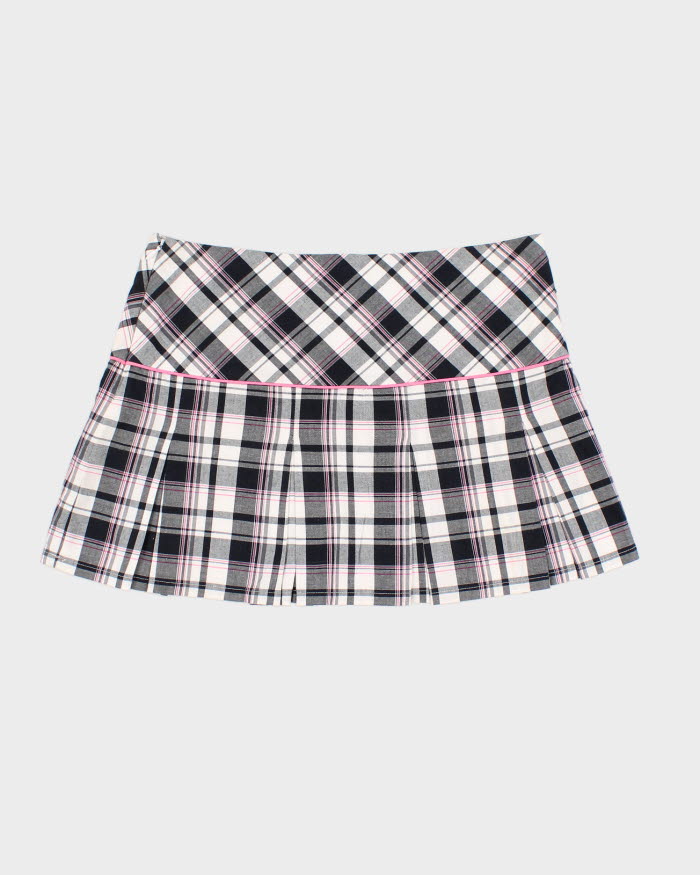 Y2K 00s DKNY Plaid Miniskirt - S