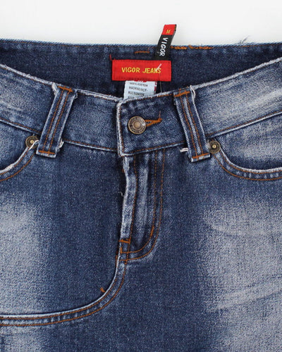 Y2K 00s Vigor Jeans Denim Miniskirt - M