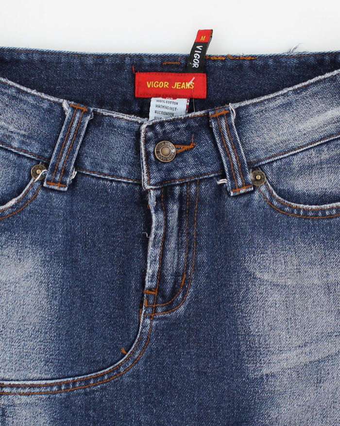 Y2K 00s Vigor Jeans Denim Miniskirt - M