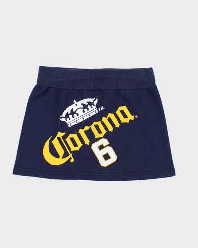 Y2K 00s Corona Jersey Miniskirt - M