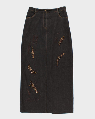 Vintage 90s Joseph Ribkoff Denim Skirt - S