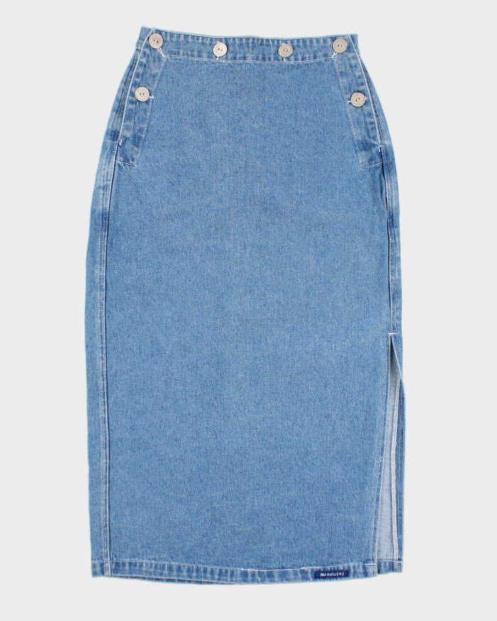 Vintage No Excuses Denim Skirt - S