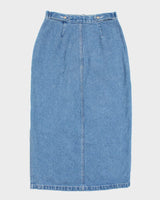 Vintage No Excuses Denim Skirt - S