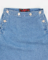 Vintage No Excuses Denim Skirt - S