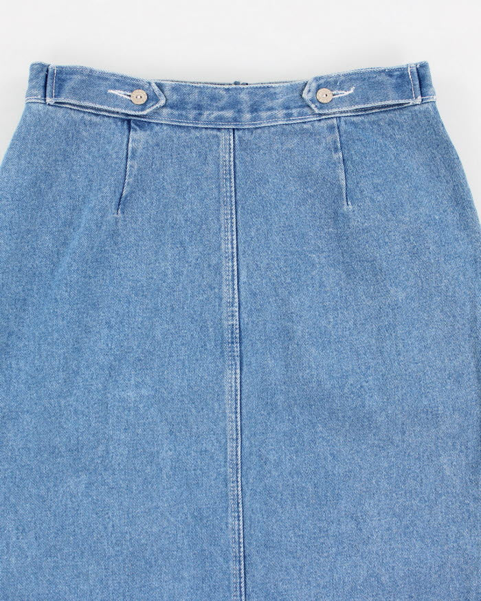 Vintage No Excuses Denim Skirt - S