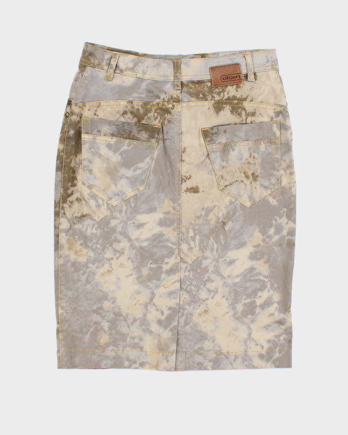 Vintage 90s Olsen Tie Dye Skirt - XS