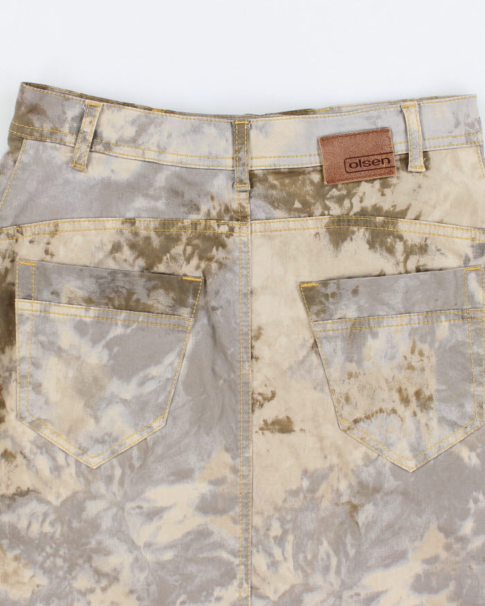 Vintage 90s Olsen Tie Dye Skirt - XS