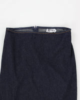 Vintage 90s Denim Maxi Skirt - S