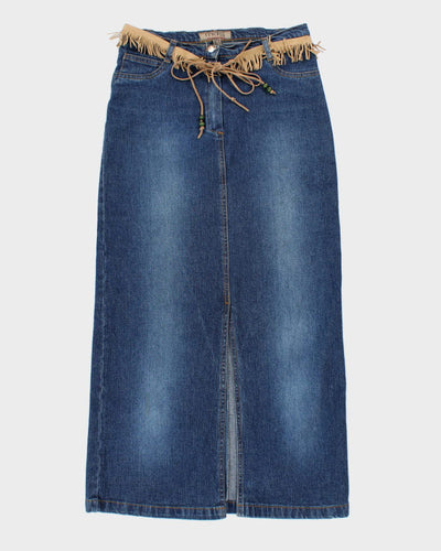 Vintage 90s MDS Jens Collective Denim Skirt - S