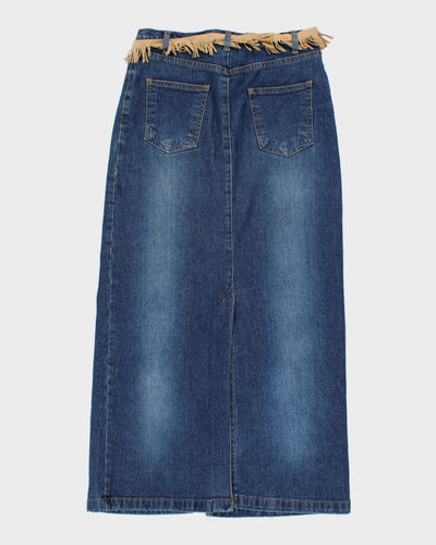 Vintage 90s MDS Jens Collective Denim Skirt - S