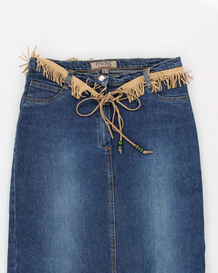 Vintage 90s MDS Jens Collective Denim Skirt - S
