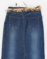 Vintage 90s MDS Jens Collective Denim Skirt - S