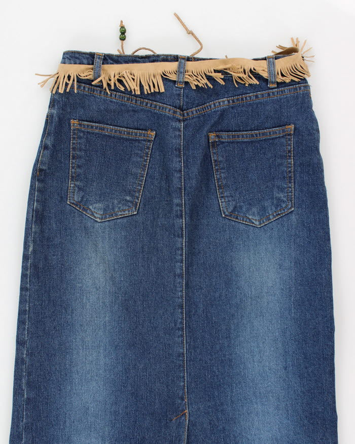 Vintage 90s MDS Jens Collective Denim Skirt - S