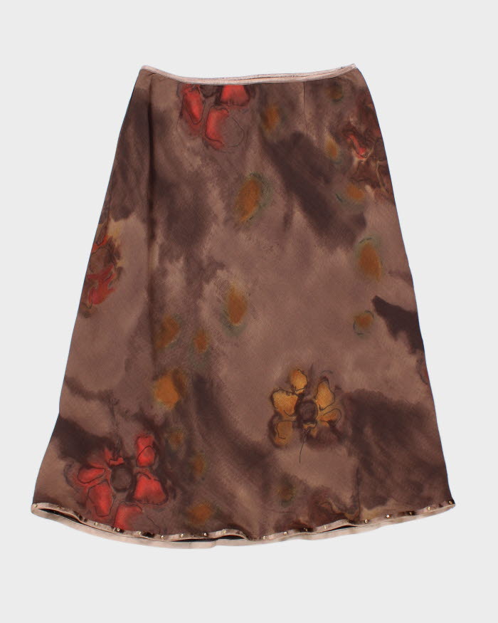 Vintage 90s Atalar Brown Skirt - S
