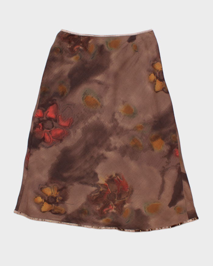 Vintage 90s Atalar Brown Skirt - S
