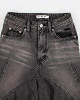 Vintage 90s Black Denim Skirt - XS