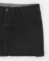 Adidas Black Denim Mini Skirt - S
