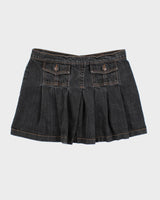 Vintage Y2k Juicy Couture Denim Mini Skirt - S