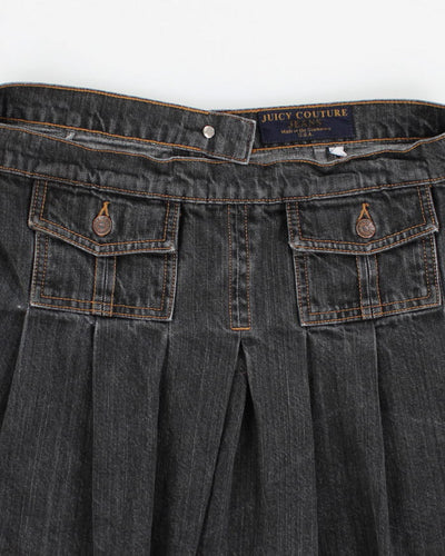 Vintage Y2k Juicy Couture Denim Mini Skirt - S