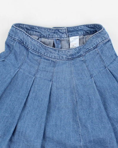 American Eagle Denim Pleated Skirt - W28