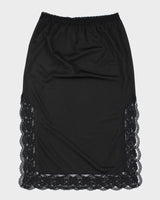Black Petticoat Slip Skirt - S