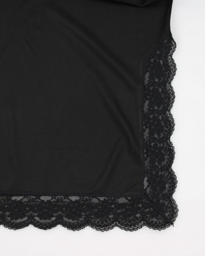 Black Petticoat Slip Skirt - S
