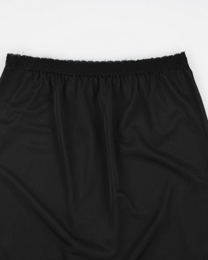 Black Petticoat Slip Skirt - S